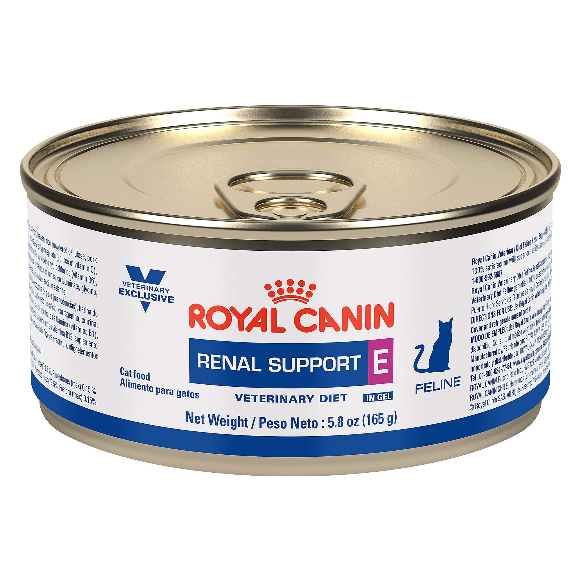 Royal Canin Veterinary Diet Feline Renal Support E Loaf In Sauce Canned Cat Food, 5.8 oz