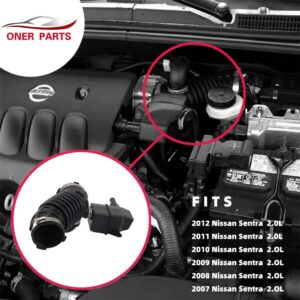 Engine Air Cleaner Intake Hoses Replaces 16576-ET00A - Fits Nissan Sentra 2.0L 2007, 2008, 2009, 2010, 2011, 2012 Fresh Air Duct Tube Hoses 16576ET00A, 16576 ET00A,16576ET000, 696-003