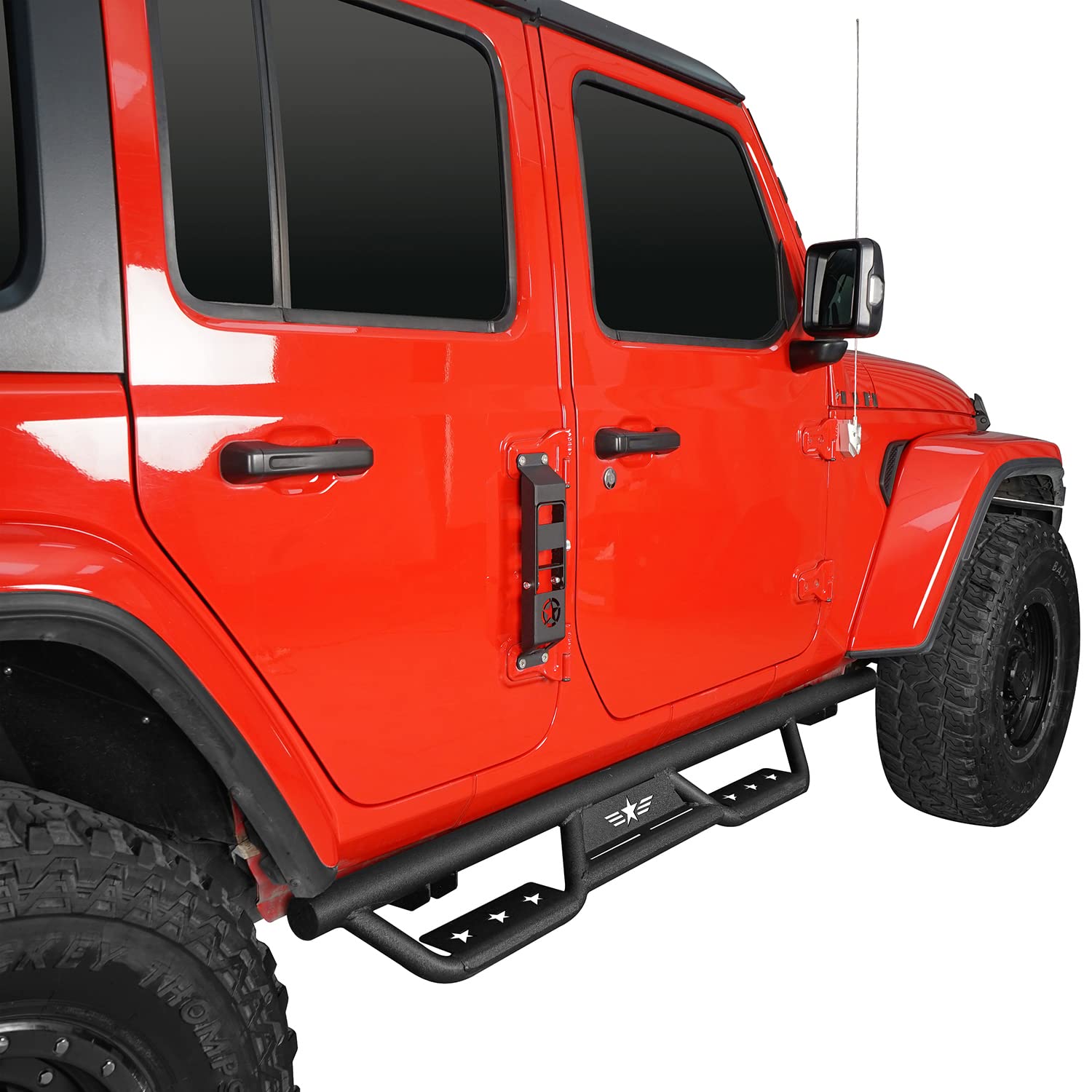 V8 GOD Wrangler JL Running Board Drop Side Step Nerf Bars Compatible with Jeep Wrangler 2018-2023 JL Unlimited 4-Door