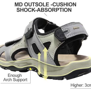 CAMEL CROWN Comfortable Hiking Sandals for Women Waterproof Sport Sandals for Walking Beach Water with Arch Support