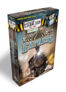 identity games [www.identity games.com] escape room the game expansion pack – wild west express | solve the mystery board game for adults and teens (english version)