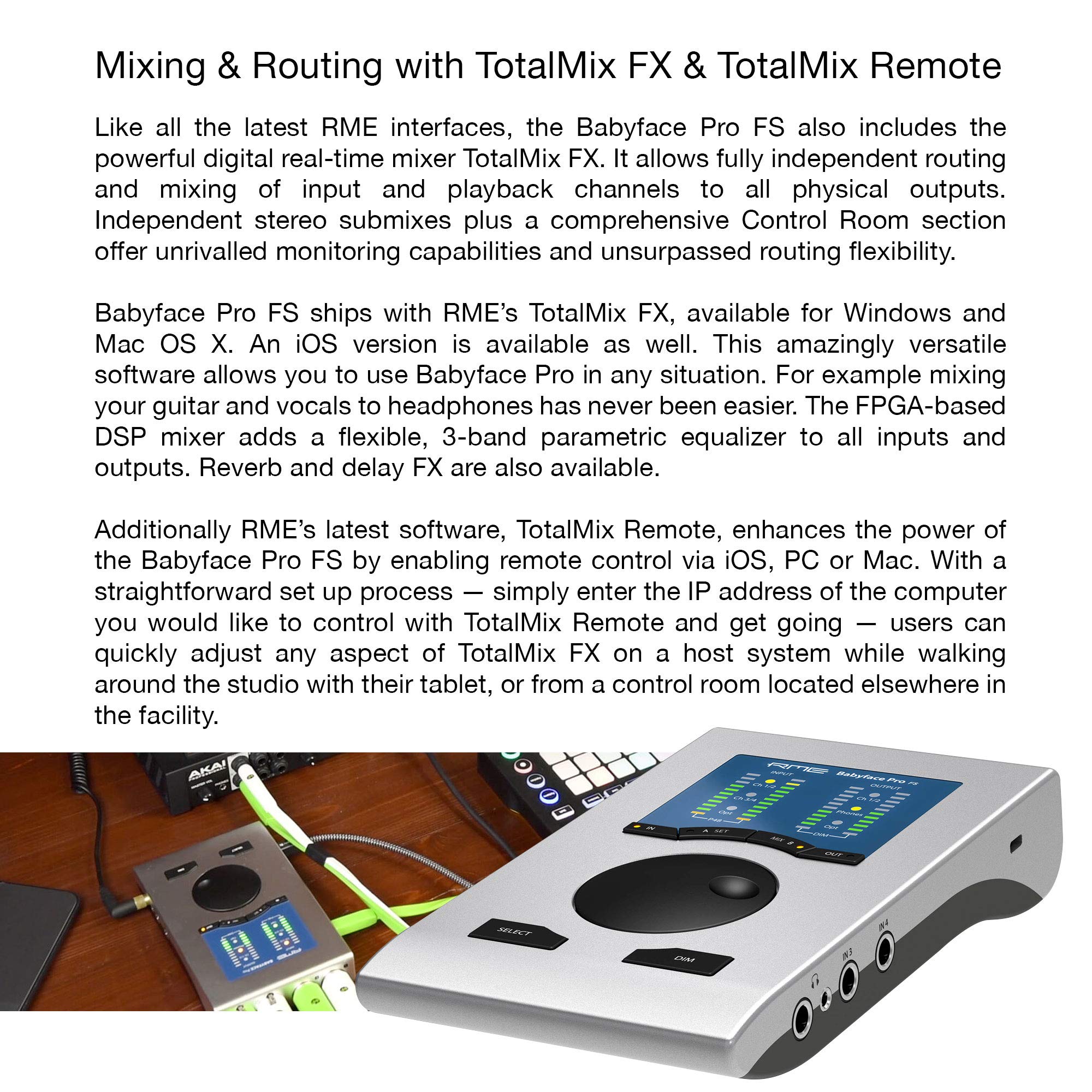 RME Audio Interface (BABYFACEPROFS)