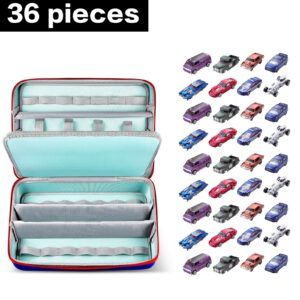 GWCASE Toy Car Organizer Case Compatible with Hot Wheels Cars/for Matchbox Cars. Storage Holder Carrying Container Bag Fits for Hotwheels/for Diecast Mini Model Car (Box Only)