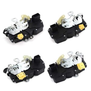 4pcs door latch lock actuator replaces for chevy silverado suburban avalanche tahoe gmc sierra yukon cadillac escalade 2007-2009, 4 door kits 931-303 931-304 931-108 931-109