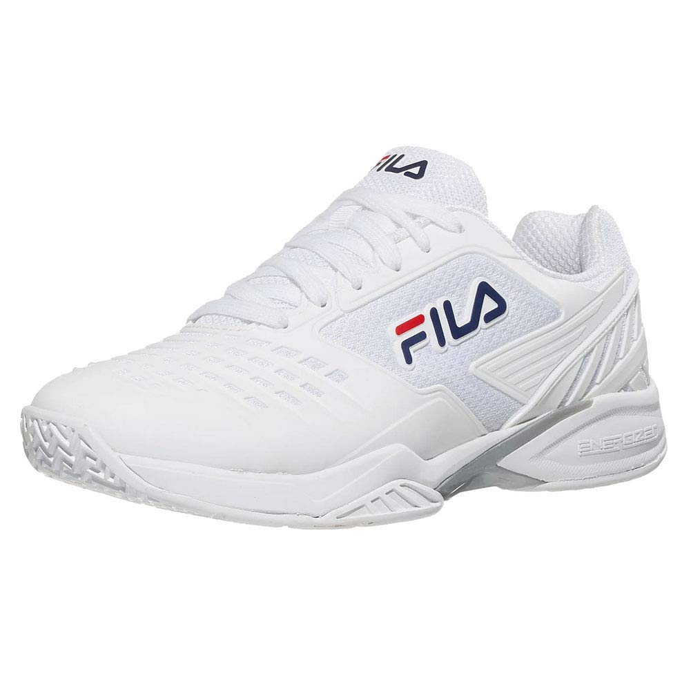 FILA Women's Axilus 2 Energized, Color: Wht/Wht/Fnvy, Size: 9 (5TM00603-147-9)