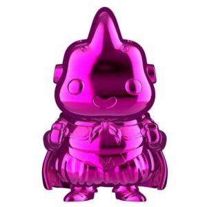 pop animation 3.75 inch action figure dragonball z - majin buu pink chrome #111 exclusive