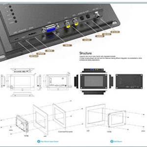 LILLIPUT 7 inch TK700-NP/C/T Rugged HDMI Touch Screen Monitor with High Brightness and Open Frame