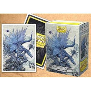 arcane tinmen sleeves: dragon shield limited edition matte art: seer of the god hand(100)