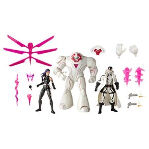 marvel hasbro legends series x-men 6-inch collectible action figures psylocke, nimrod, and fantomex toys