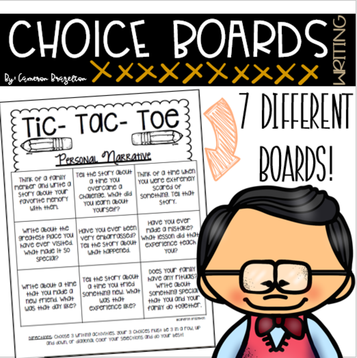 Writing Choice Boards