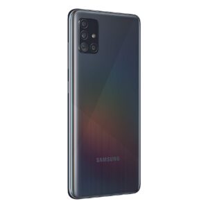 Samsung Galaxy A51 A515F 128GB DUOS GSM Unlocked Phone w/Quad Camera 48 MP + 12 MP + 5 MP + 5 MP (International Variant/US Compatible LTE) - Prism Crush Black