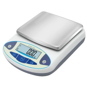 Bonvoisin Lab Scale 3000gx0.01g High Precision Electronic Analytical Balance 0.01g Accuracy Laboratory Lab Precision Scale Digital Kitchen Balance Scale Jewelry Scale Scientific Scale (3000g, 0.01g)