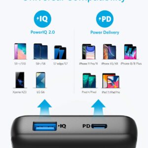 Anker Portable Charger, PowerCore Essential 20000 PD (18W) Power Bank with 18W USB C Charger, High Cell Capacity 20,000mAh Power Delivery Battery Pack for iPhone 11/11 Pro/11 Pro Max/X/8, Samsung