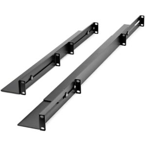 StarTech.com 1U 19 inch Server Rack Rails - 24-36 inch Adjustable Depth - Universal 4 Post Rack Mount Rails - Network Equipment/Server/UPS Mounting Rail Kit HPE ProLiant Dell PowerEdge (UNIRAILS1UB)