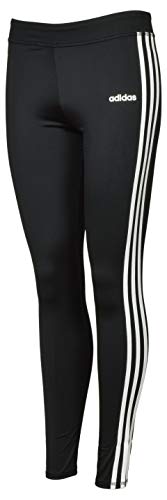 Adidas Kids Girls' Performance Tight Three Stripe Leggings - XL - Black/White