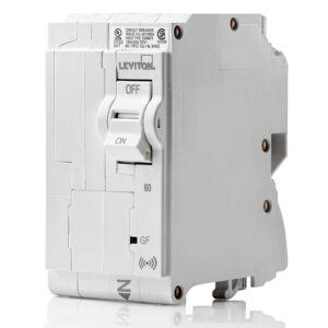 leviton lb260-s 60a 2-pole plug-on smart standard branch circuit breaker, hydraulic magnetic, 120/240 vac, white