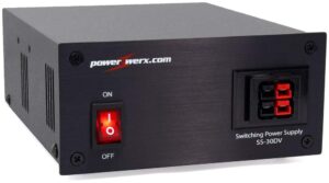 powerwerx ss-30dv 30 amp desktop dc power supply with powerpole connectors