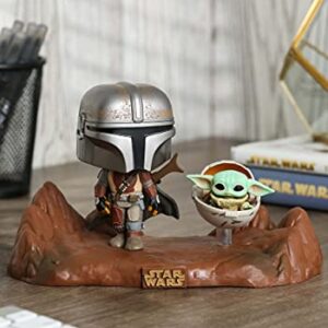 Funko Pop! Star Wars Moment: The Mandalorian - The Mandalorian with The Child