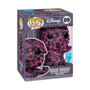 pop disney: nightmare before christmas - oogie (artist's series) with protective case, 3.75 inches, multicolor (49302)