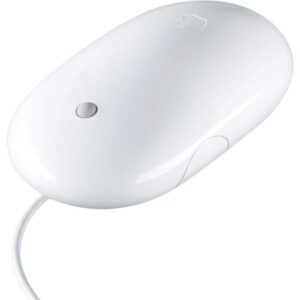 apple mighty mouse wired (a1152) - usb wired optical mouse for computers (renewed)