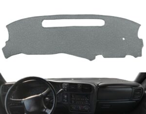 dash cover custom fit for 1998-2005 chevy chevrolet s10 blazer/gmc jimmy sonoma envoy/olds oldsmobile bravada,dashboard cover mat carpet pad(charcoal gray) y39