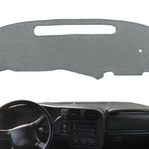 Dash Cover Custom Fit for 1998-2005 Chevy Chevrolet S10 Blazer/GMC Jimmy Sonoma Envoy/Olds Oldsmobile Bravada,Dashboard Cover Mat Carpet Pad(Charcoal Gray) Y39