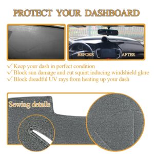 Dash Cover Custom Fit for 1998-2005 Chevy Chevrolet S10 Blazer/GMC Jimmy Sonoma Envoy/Olds Oldsmobile Bravada,Dashboard Cover Mat Carpet Pad(Charcoal Gray) Y39