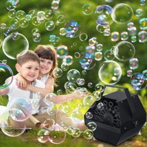 Bubble Machine, VIRFUN Professional Metal Bubble Machine with Wireless Remote Control and Automatic, Outdoor or Indoor Use