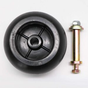 KIPA Mower Anti Scalp Deck Wheel Kit Replace for Bad Boy 022-5234-98 103-3168 103-7263 103-4051 Toro 1-603299 68-2730 Husqvarna 5391026-43 and Many Bore 5/8" Wheel Size 5-2.75 Durable PACK-6