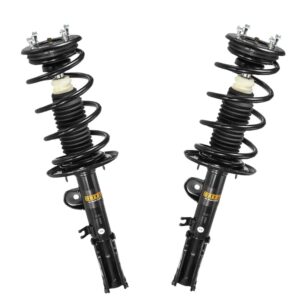 oredy pair front struts w/coil spring replacement for 2013 2014 2015 2016 2017 2018 2019 ford explorer fwd - 172730 172729