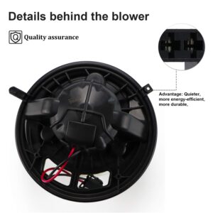 HVAC Blower Motor with Fan Cage - Replaces 64119227670, 75896, PM9354, 700218, Fit for BMW 325i, 325xi, 330i, 330xi, 2007-2013 BMW 328i, 335i 2006, Fit for BMW 328xi, 335xi 2007-2008