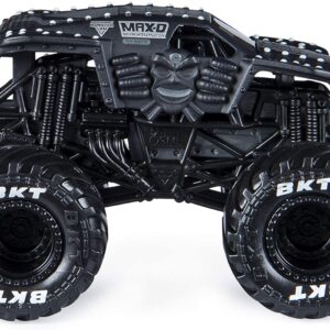 Monster Jam 2020 Spin Master 1:64 Diecast Monster Truck with Wristband: Maximum Destruction MAX D Black