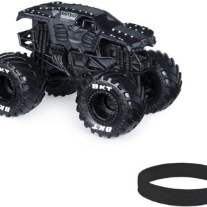 Monster Jam 2020 Spin Master 1:64 Diecast Monster Truck with Wristband: Maximum Destruction MAX D Black