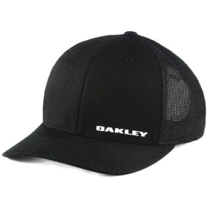 oakley indy stretch-fitted cap black/black