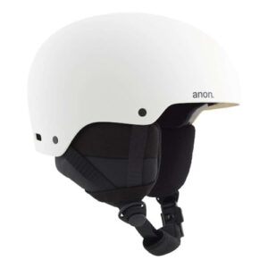 anon kid's rime 3 helmet, white, large / x-large