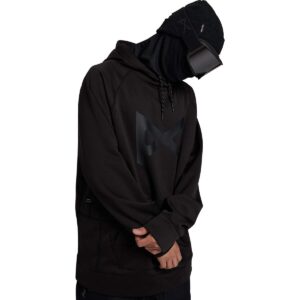 anon mfi pullover hoodie, black, small / medium