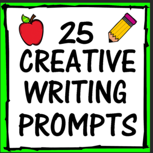 25 creative writing prompts for notebook journal classroom warmup activities (1st, 2nd, 3rd, and 4th grade)