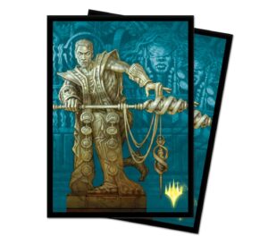 theros: beyond death - calix, destiny’s hand - limited edition alt art deck protector sleeves for magic (100 ct.)