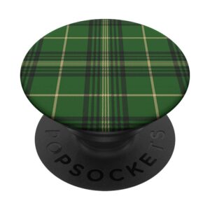 plaid green classic buffalo pattern popsockets swappable popgrip