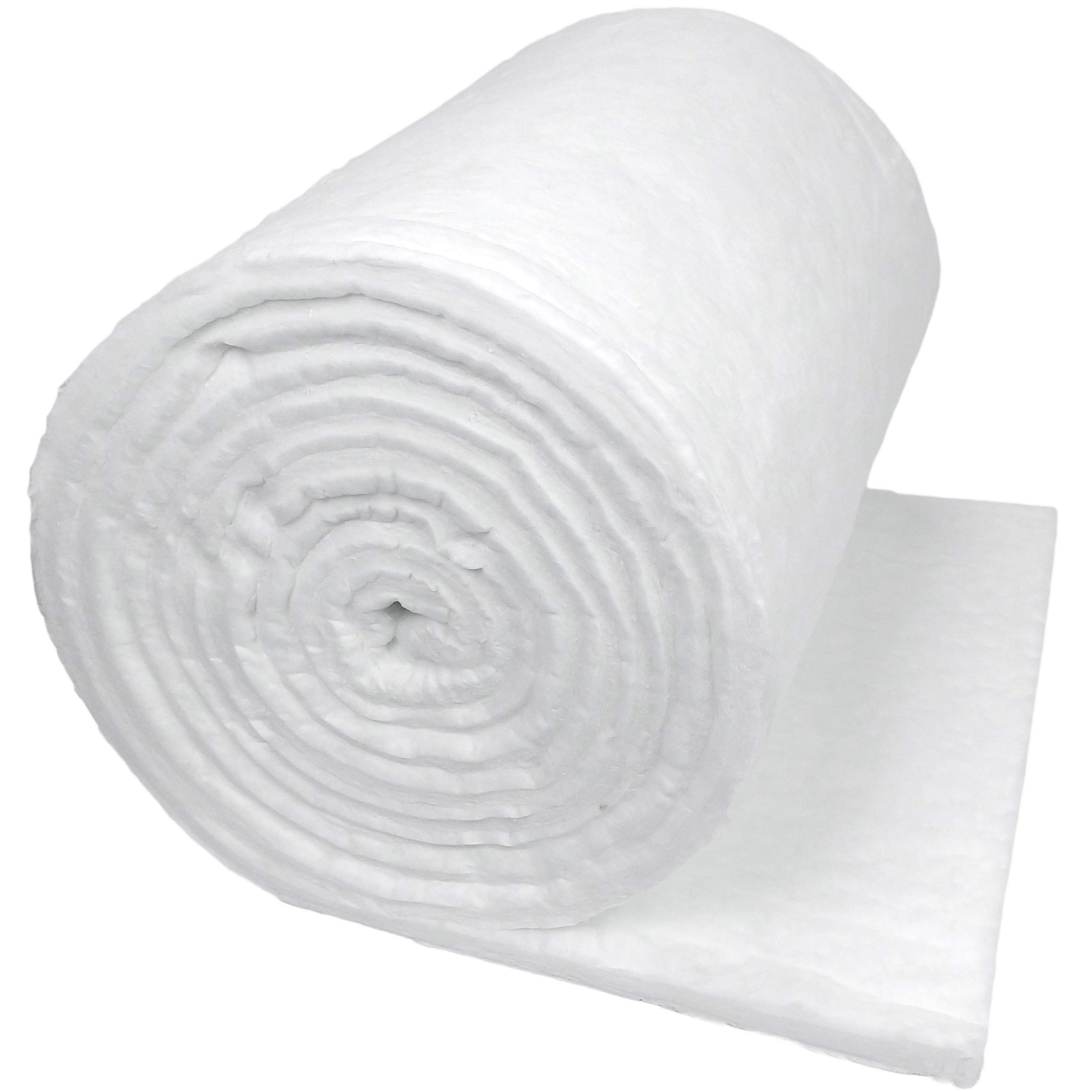 Lynn Manufacturing 1" Thick, Superwool Plus Insulation, Morgan Thermal Ceramics, 2200F Rated, 4 Lb. Density, 24" Wide, 25 Ft. Long, Ceramic Fiber Alternative, Safer Kaowool, 4SP12