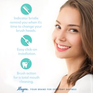 Replacement Brush Heads Compatible With Oral B- Double Clean Design, Pack of 16 Generic Electric Toothbrush Replacement Heads- Fits Oralb Pro 7000, 1000, 8000, 9000, 1500, 5000, Kids, Vitality & More!