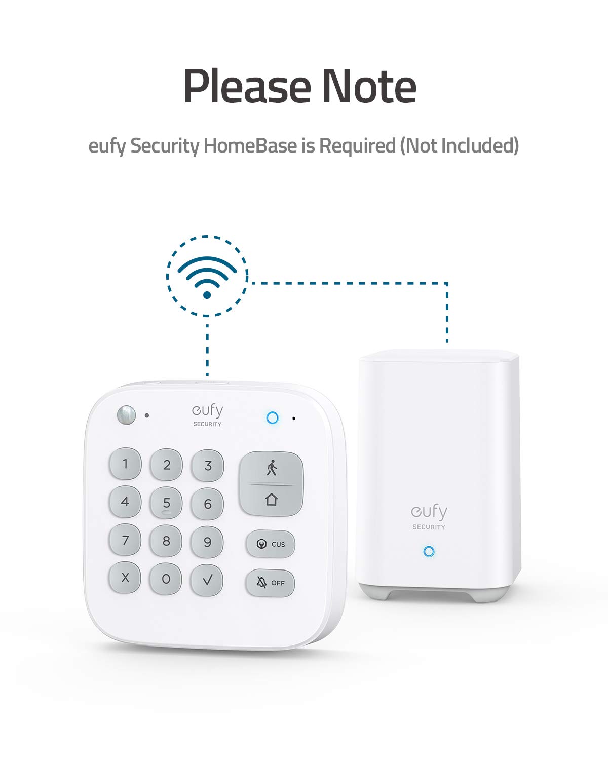 eufy Security Keypad, Home Security System, Home Alarm System, 180-Day Battery, Home & Away Security Modes, Link to eufyCam, eufy Video Doorbell, Optional 24/7 Protection Service