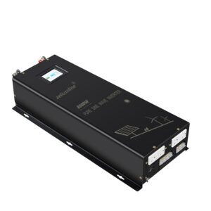 aeliussine 2000w 24v pure sine wave split phase inverter - 24v to 120v / 240v, 4 ac outlets - reliable power for home & rv use