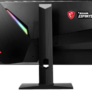 MSI 24.5” FHD (1920 x 1080) Non-glare with Super Narrow Bezel 240Hz 1ms 16:9 HDMI/DP/USB Height Adjustment G-Sync Compatible IPS Gaming Monitor (OPTIX MAG251RX),Black