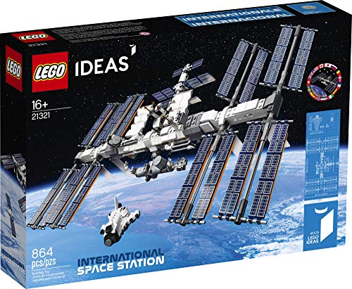 LEGO Ideas International Space Station 21321 Building Kit, Adult Set for Display, Makes a Great Birthday Present (864 Pieces)