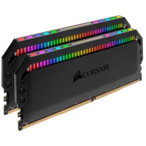 corsair dominator platinum rgb 32gb (2x16gb) ddr4 3200 (pc4-25600) c16 1.35v - black