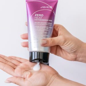 Joico Zero Heat Air Dry Styling Crème | For Fine to Medium Hair | 24 Hour Humidity Control | Tames Frizz & Enhances Texture | Boost Shine | Reduce Drying Time | 5.1 Fl Oz