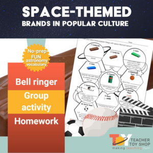 space activity: brands in pop culture