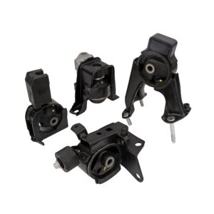 engine mount set - compatible with corolla, matrix, vibe 1.8l automatic vehicles 2003, 2004, 2005, 2006, 2007, 2008 - replaces a4219, a4221, a4220, a4218