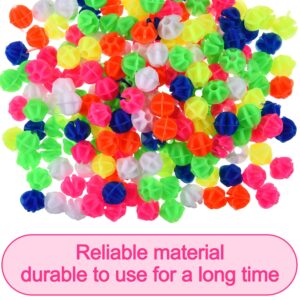 Gejoy 216 Pieces Bicycle Spoke Beads Bicycle Wheel Spokes Beads Assorted Color Plastic Clip Beads Spoke Decoration with Plastic Storage Box